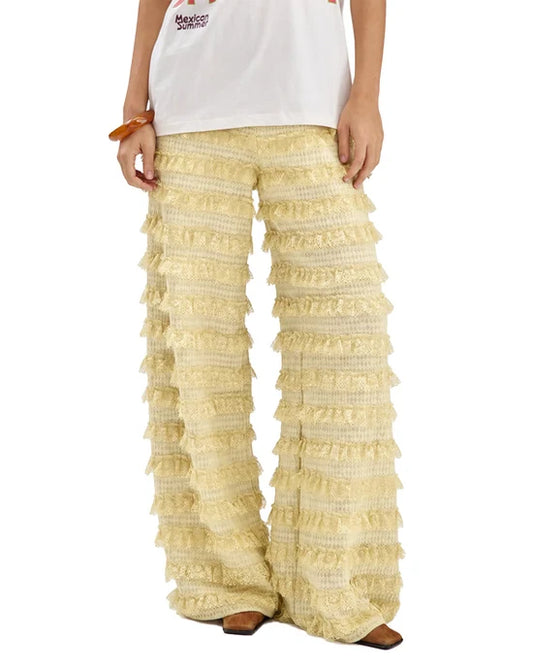 Harper & Yve LO Rüschenhose weiß - VORBESTELLUNG
