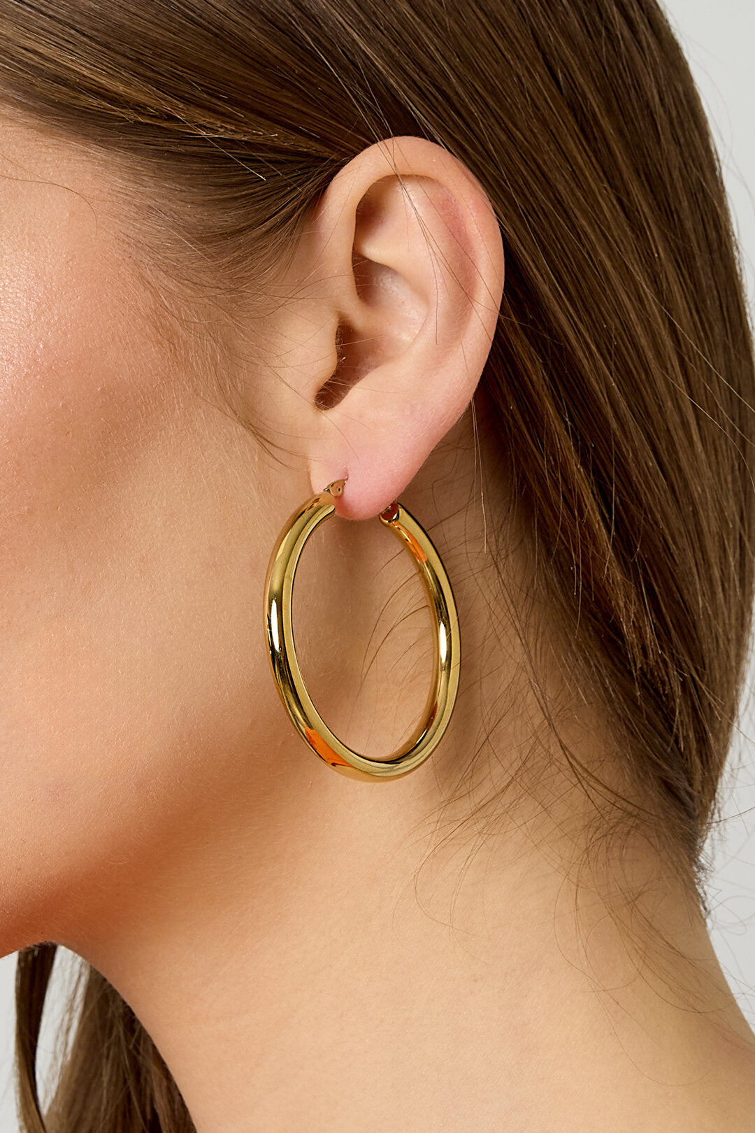 It girl hoop earrings