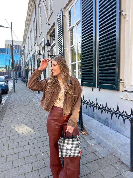 Lily Jeansjacke braun