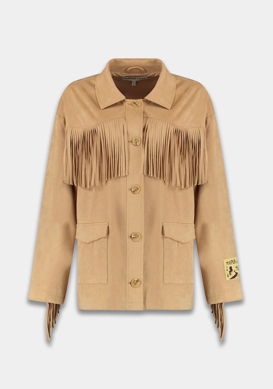 Harper & Yve Jacke Quinn Fransen beige