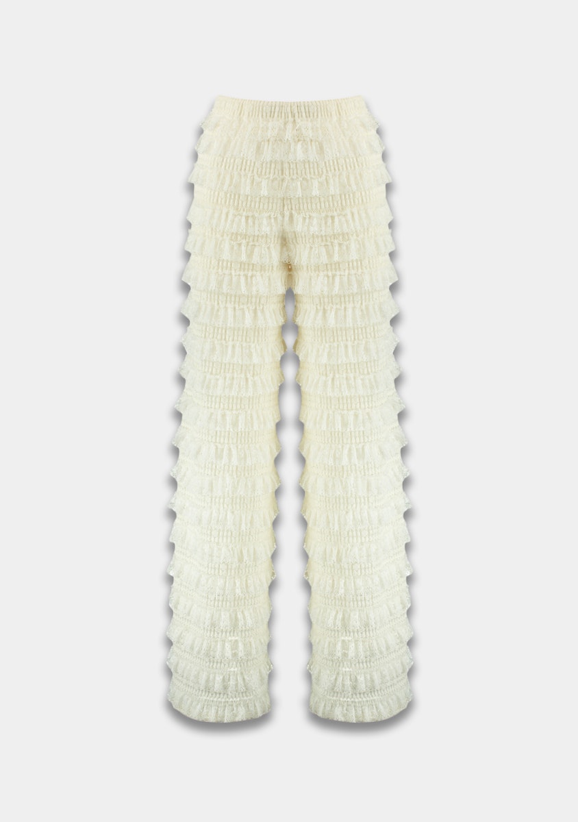 Harper & Yve LO Rüschenhose weiß - VORBESTELLUNG