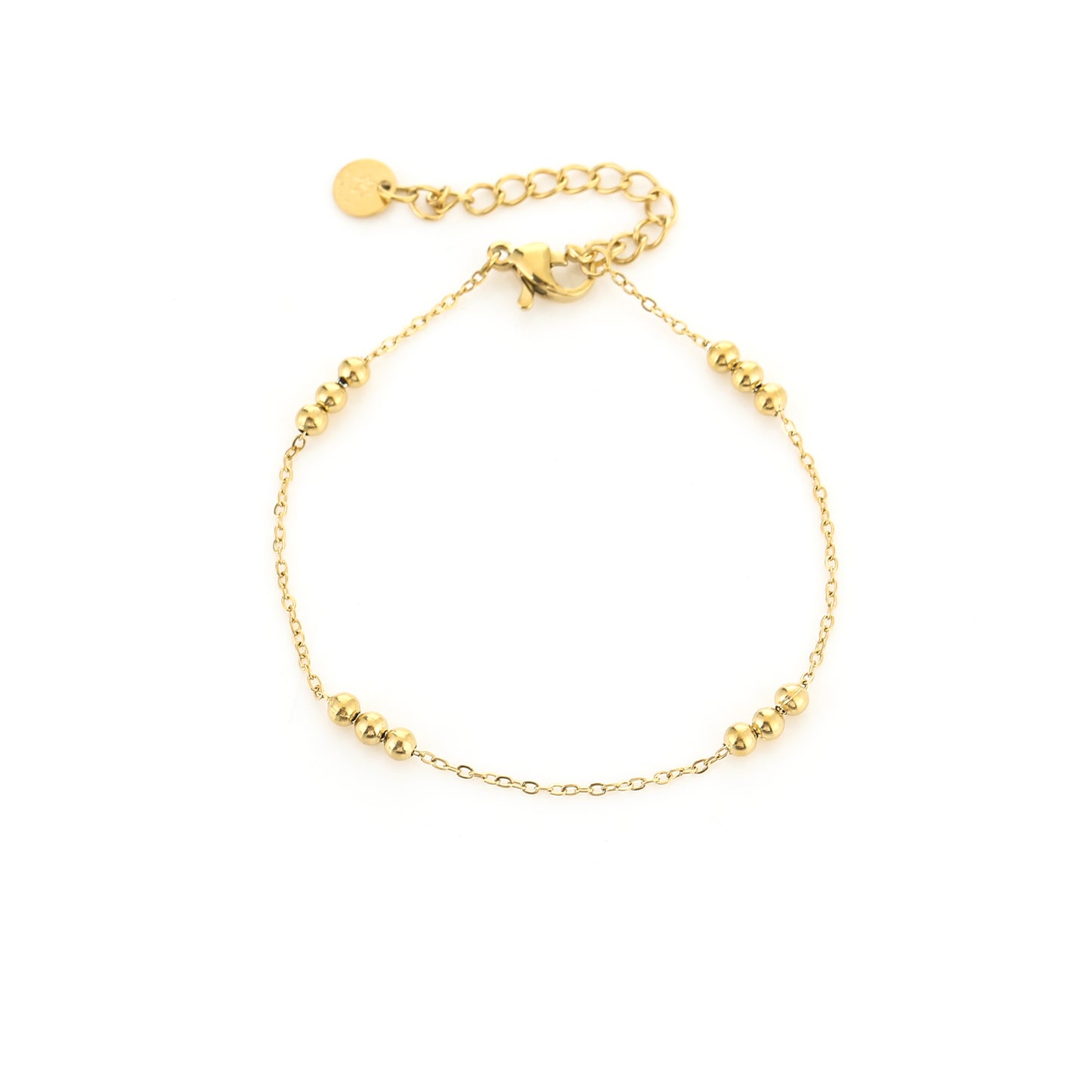 Mies minimalistisches Armband Gold