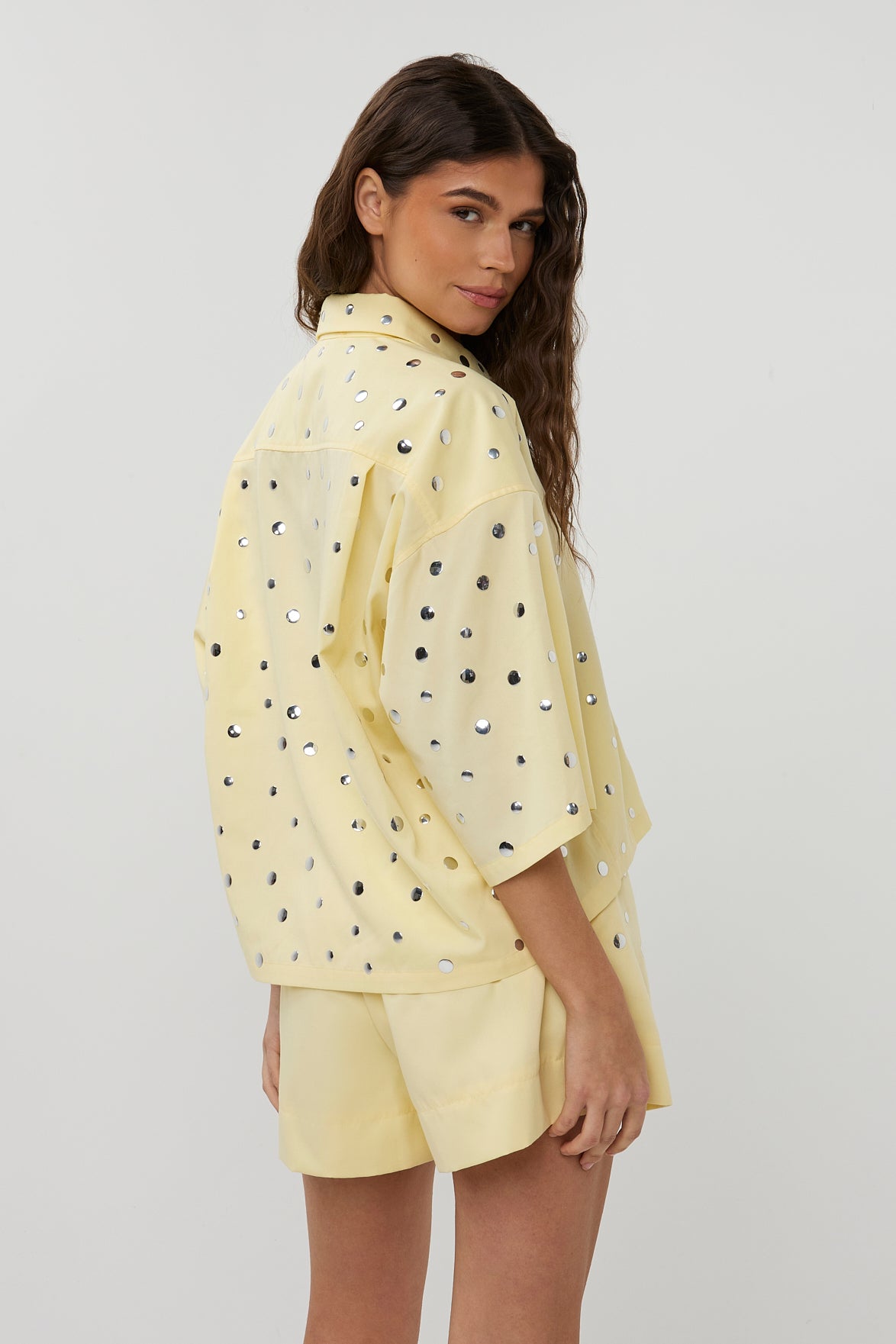 Studio Amaya Mara Bluse Buttergelb