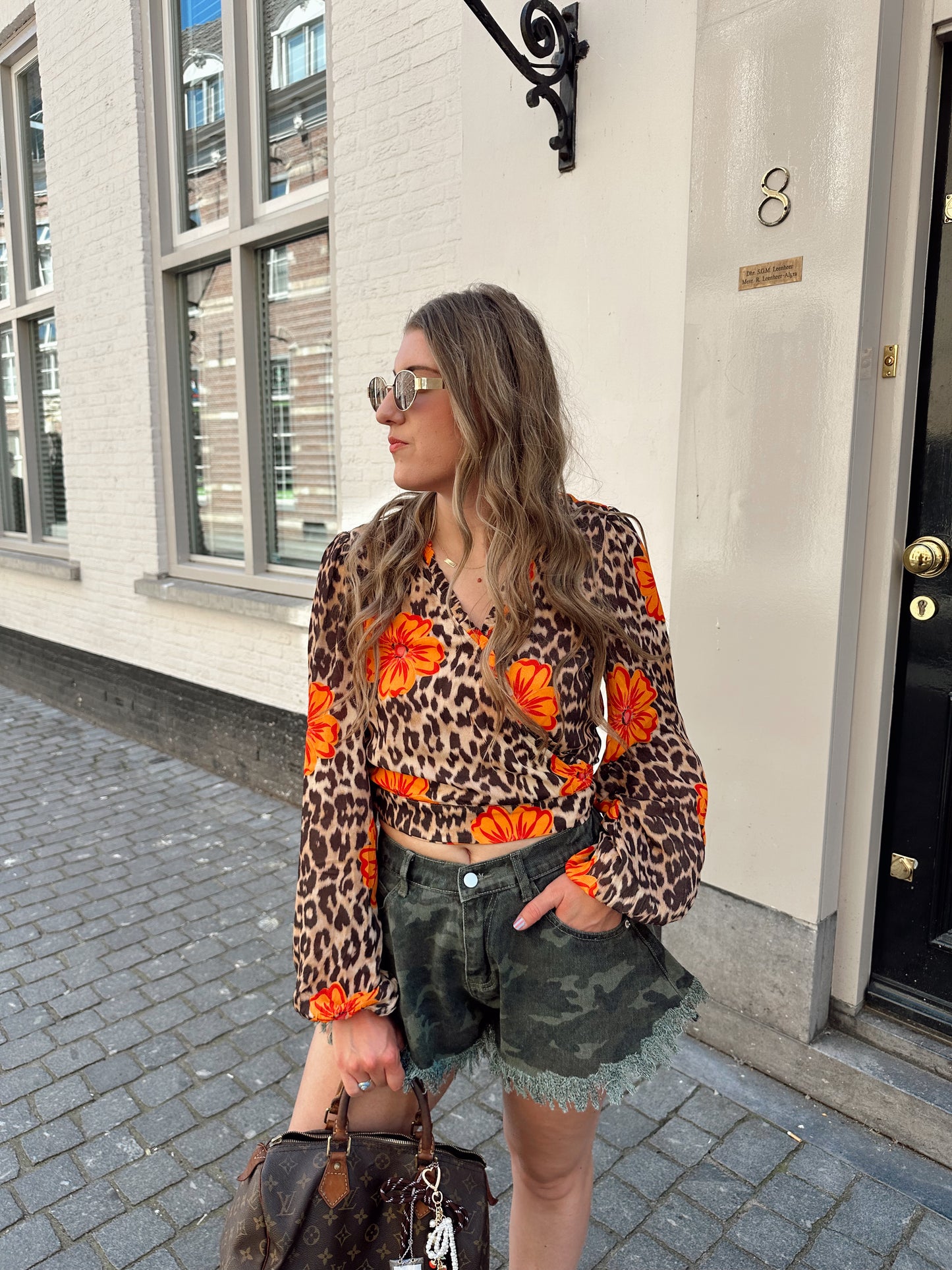 Harper & Yve Flora wikkeltop leopard