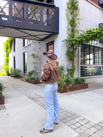 Lily Jeansjacke braun