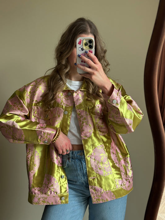 Studio Amaya Joni Jacke Gold-Rosa