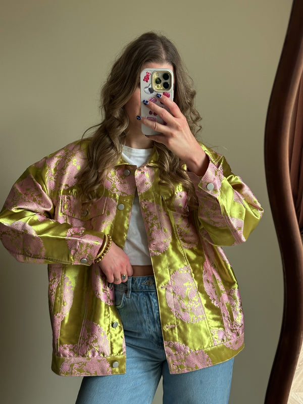 Studio Amaya Joni Jacke Gold-Rosa