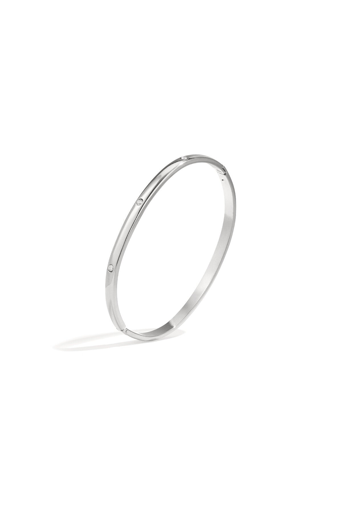 Good Reason casual bangle armband met steentjes