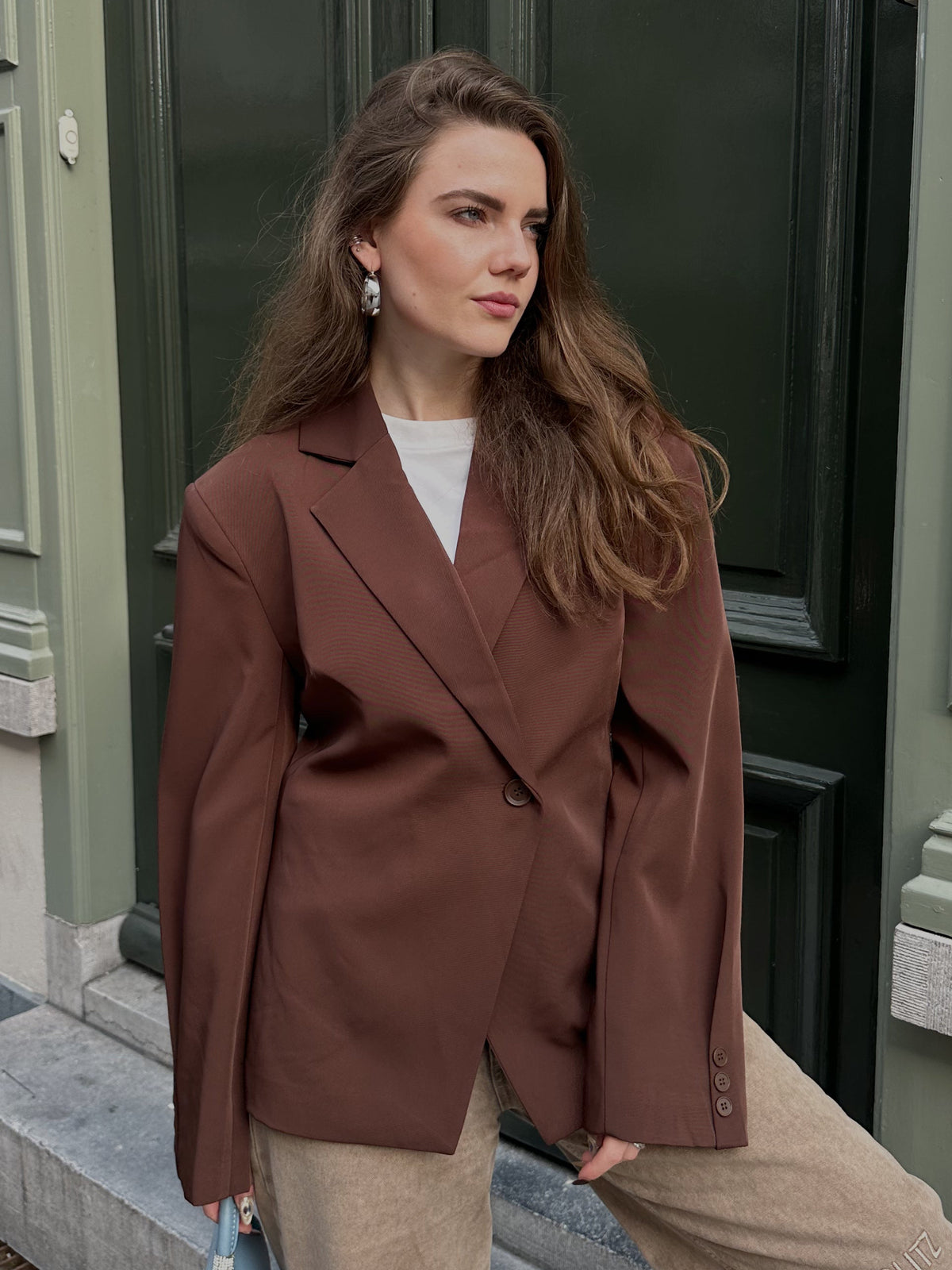 Refined Department Bruna blazer brown