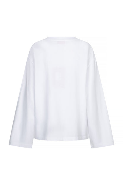 Studio Amaya Sardines Langarmshirt Print weiß