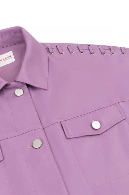 Studio Amaya Elina Jacke lila