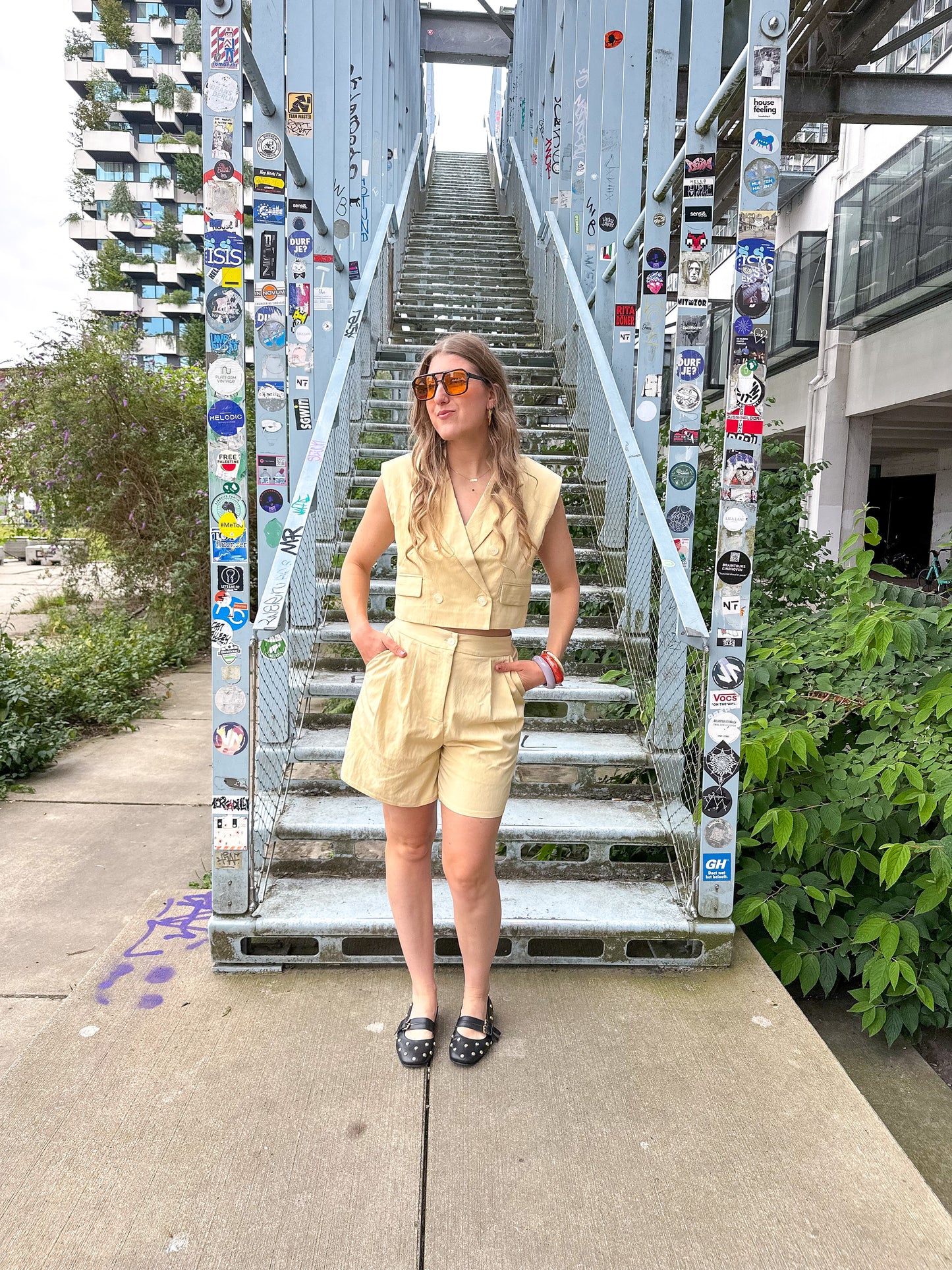 Elize Bermuda Shorts gelb