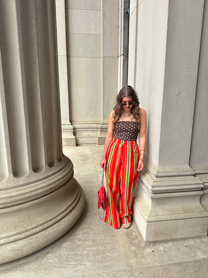 Harper & Yve Meike Hose Streifen rot