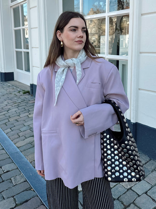 Boxy Oversize-Blazer Lila
