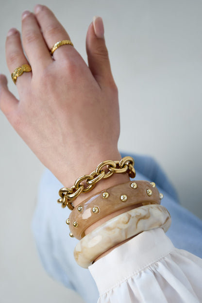 Hold me forever chunky bracelet