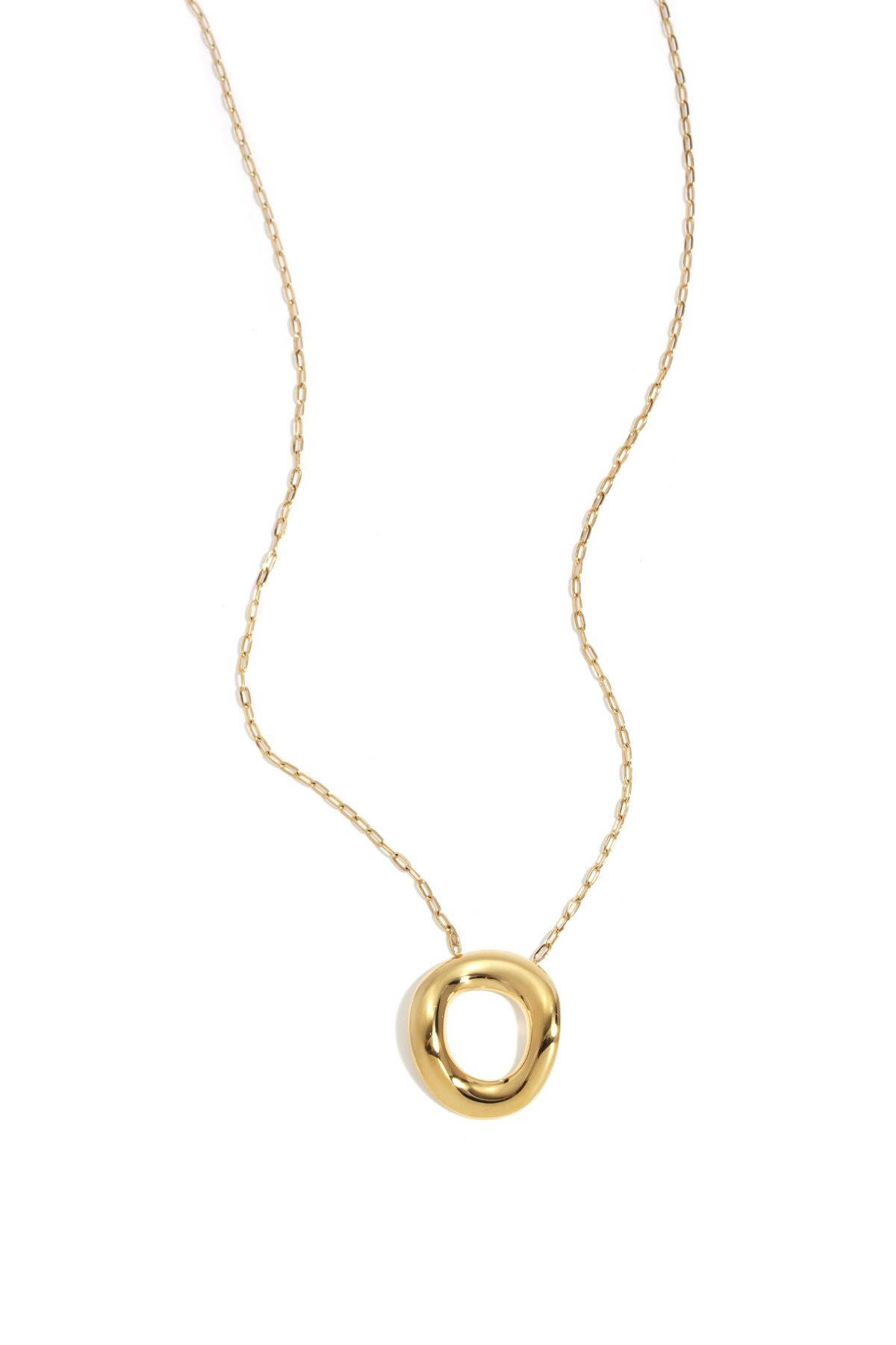 Statement ketting circle lang