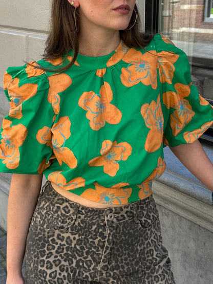 Harper & Yve Macey top groen
