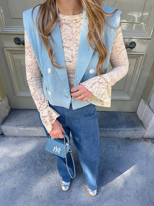 Elize Weste blau