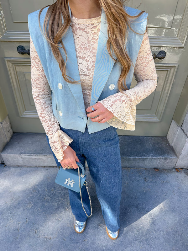Elize Weste blau