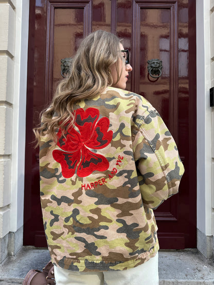 Harper & Yve Jacke Troy Camouflage Grün