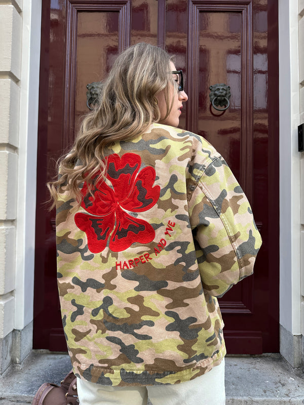 Harper & Yve Jacke Troy Camouflage Grün