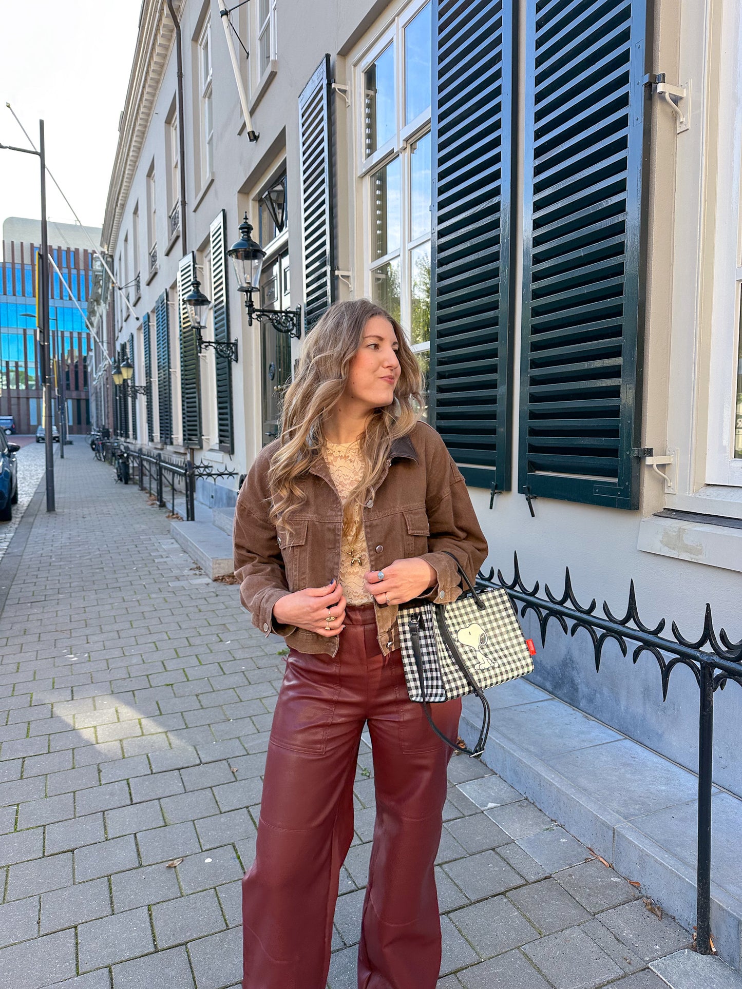 Lily Jeansjacke braun
