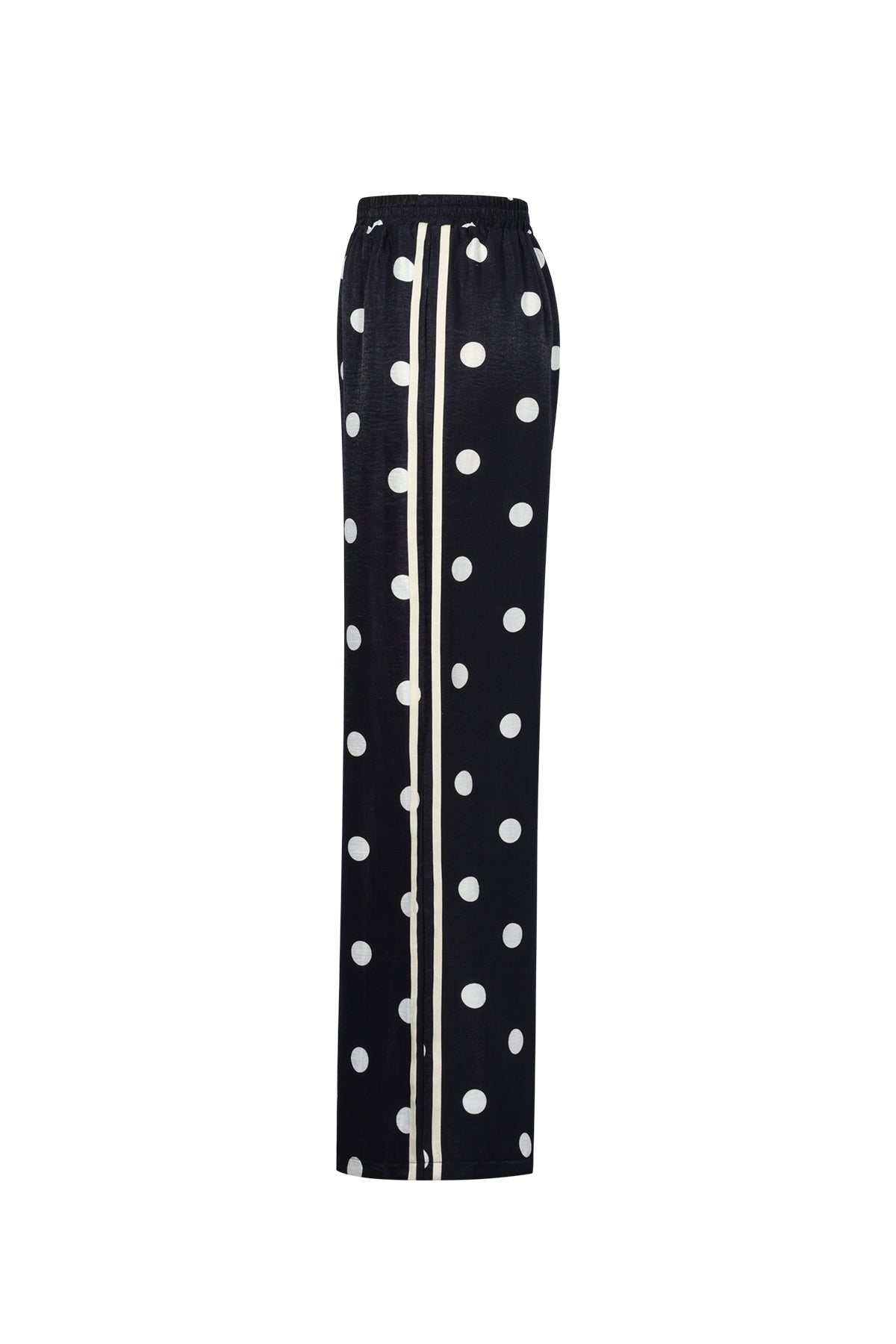 Lyla polkadot pantalon zwart