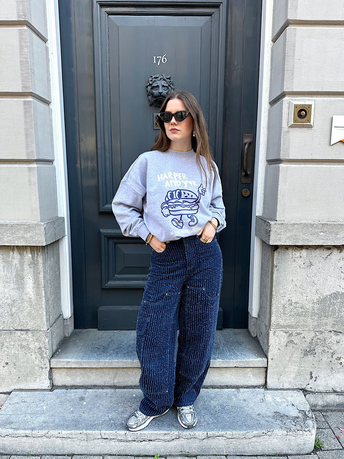 Harper & Yve Ace Moodforfood sweater grey