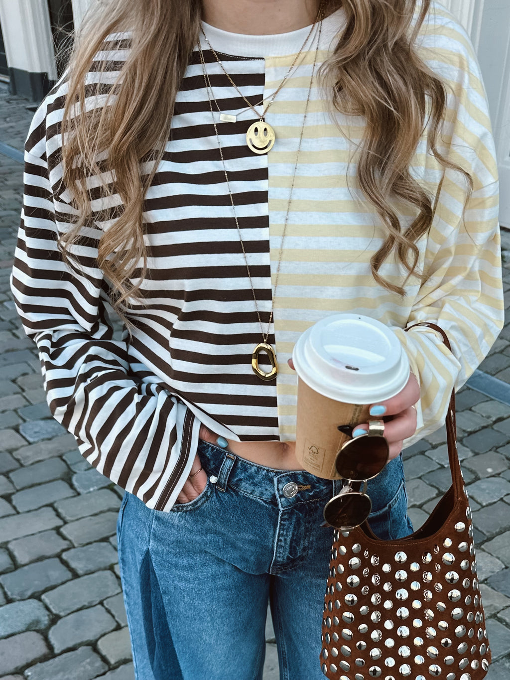 Statement Smiley-Halskette