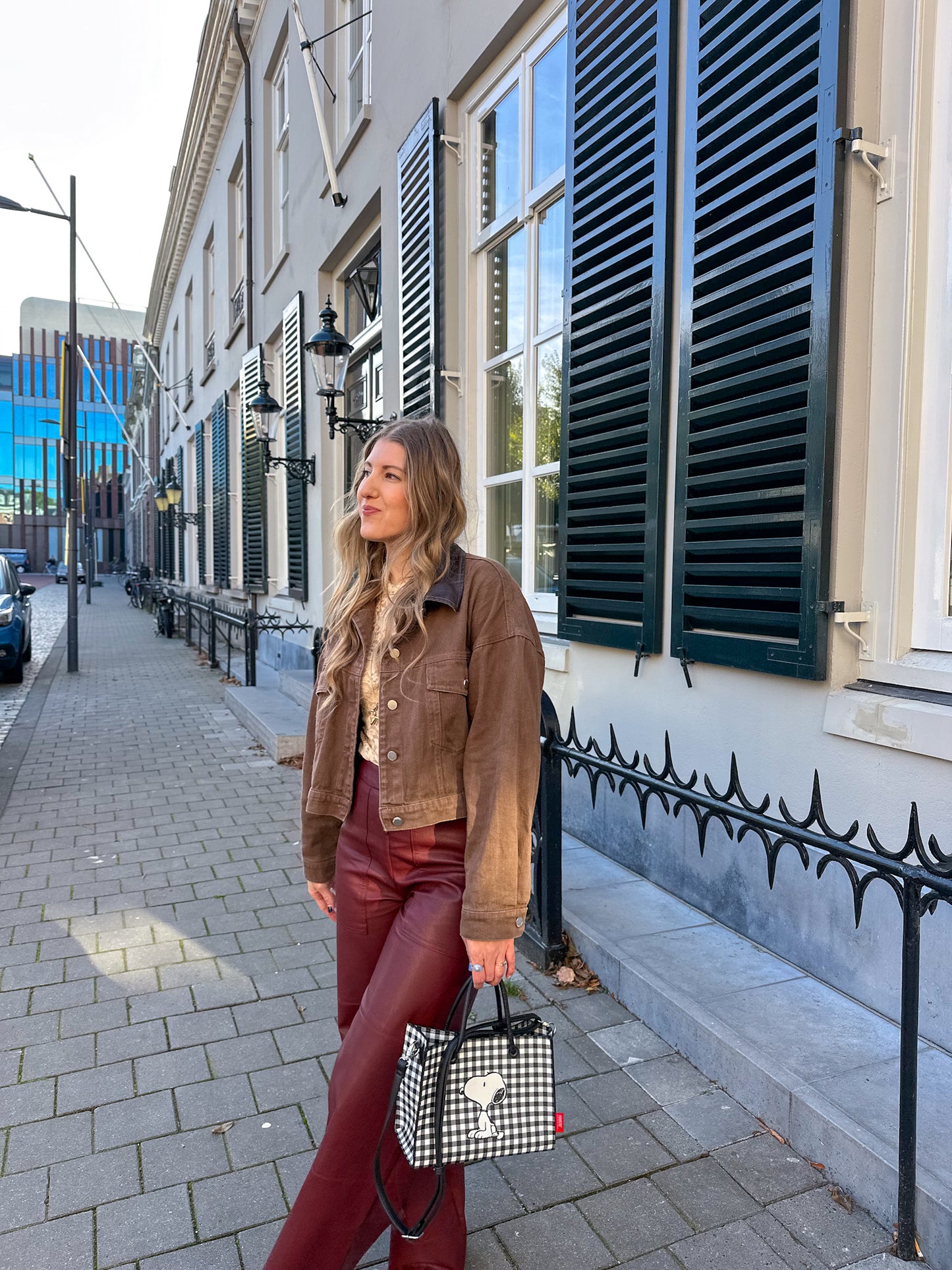 Lily Jeansjacke braun