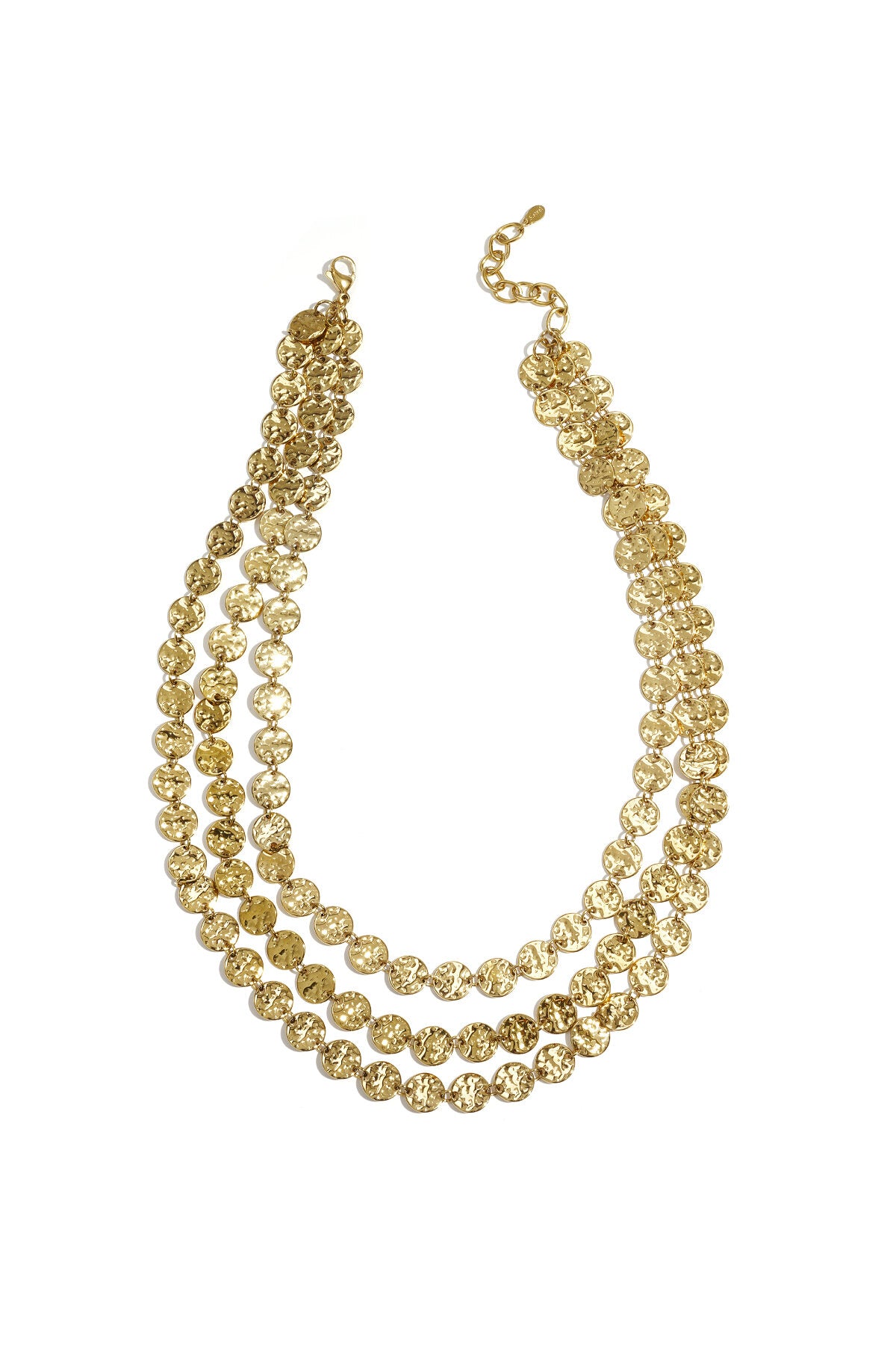 Sugardaddy ketting layered coins gold