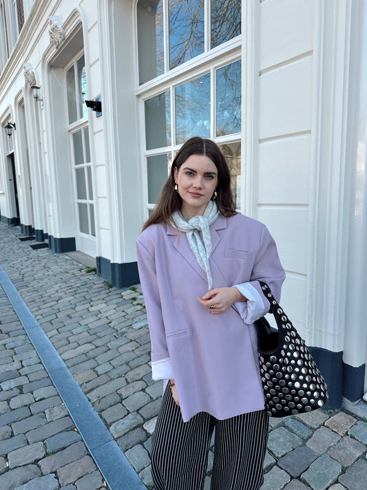 Boxy Oversize-Blazer Lila