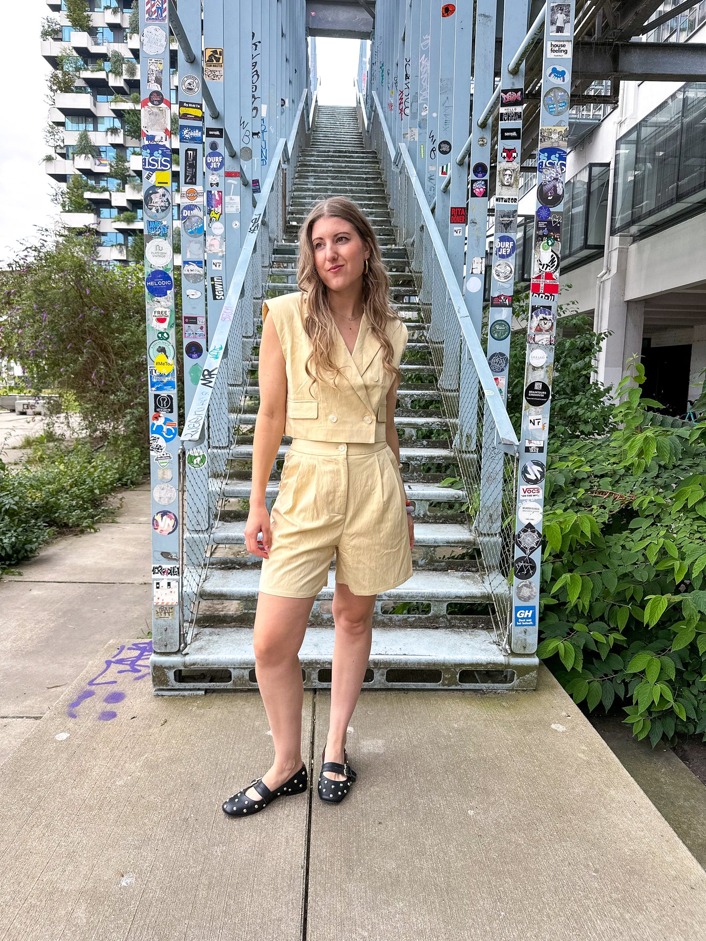Elize Bermuda Shorts gelb