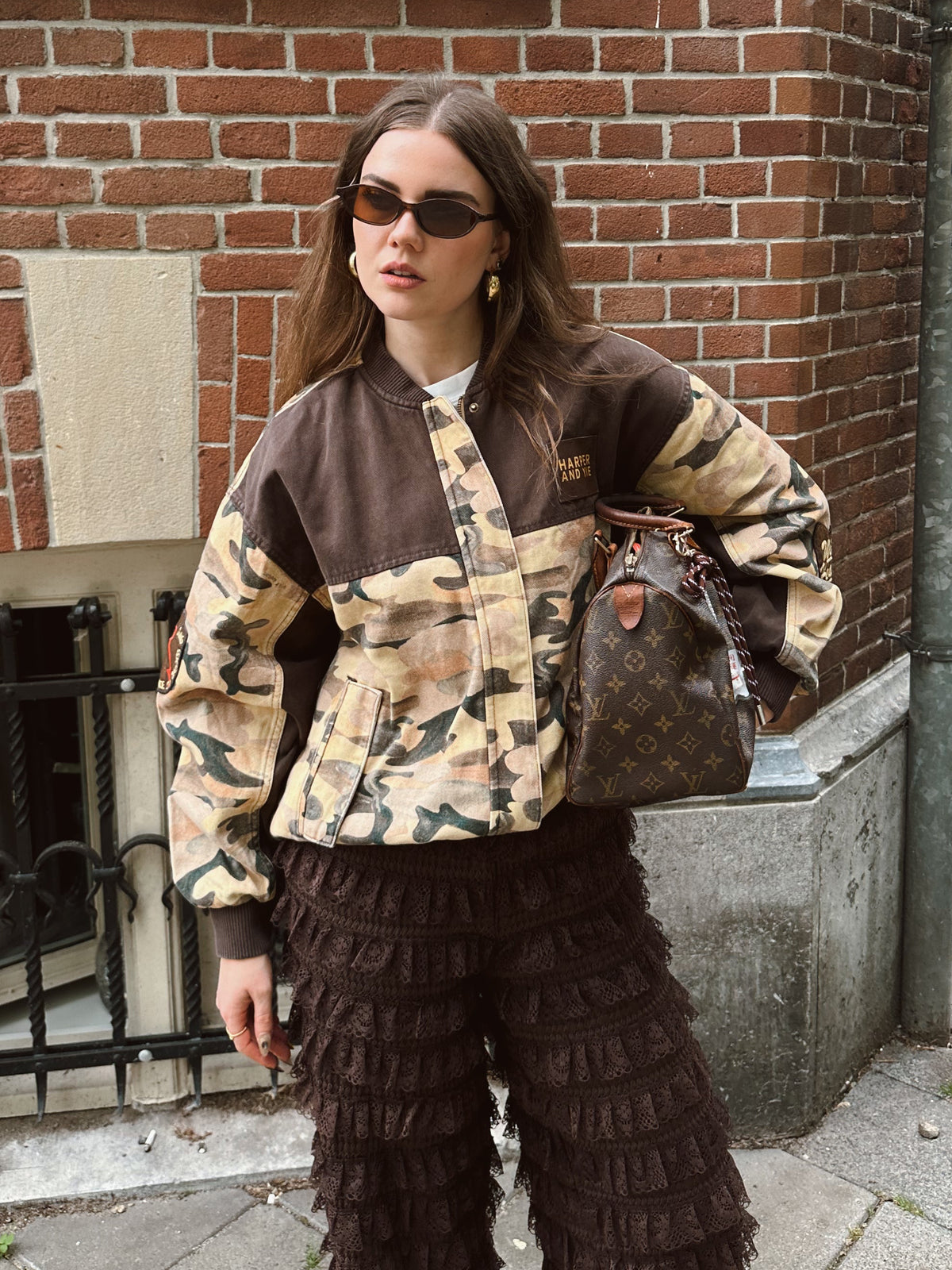 Harper & Yve Jacke Troy Camouflage Grün
