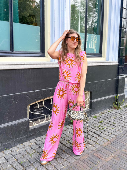Wavy Sun Hose Rosa