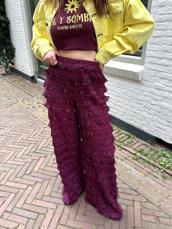 Harper & Yve LO Rüschenhose Lila