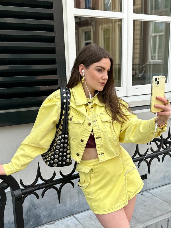 Harper & Yve Willow Jeansjacke gelb