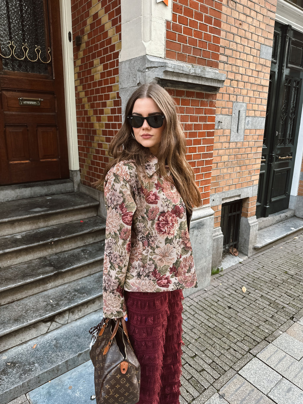 Carmen Julia jacket vintage flowers