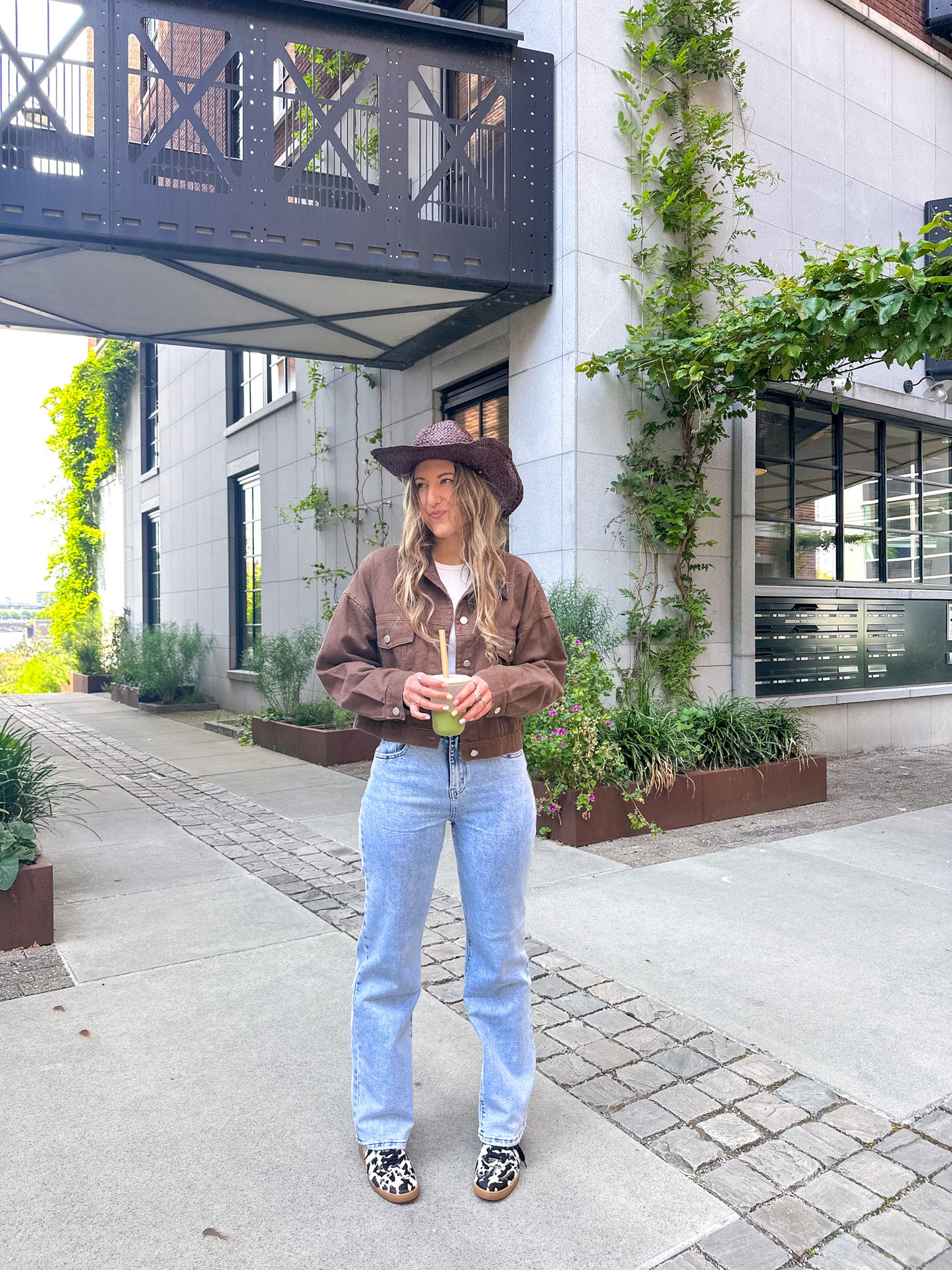 Lily Jeansjacke braun