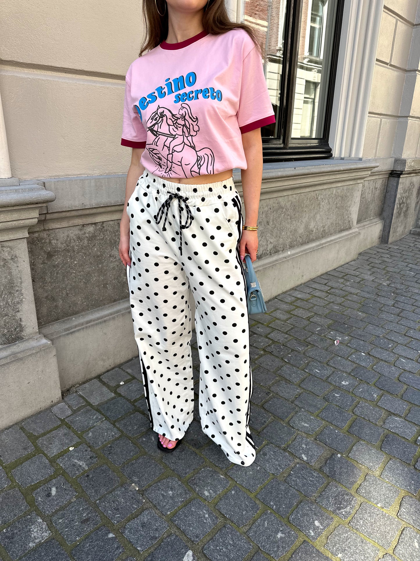 Lyla Polkadot-Hose weiß