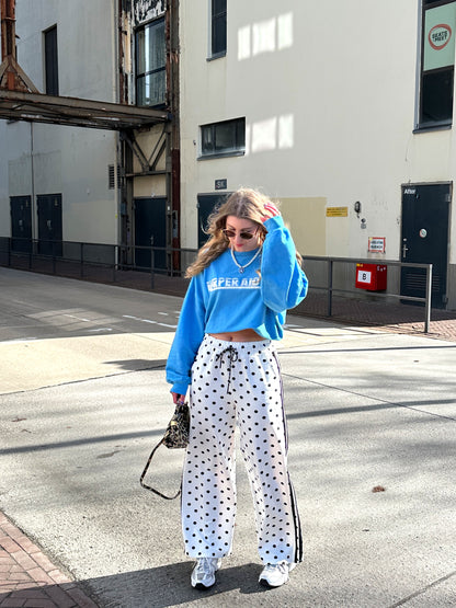Lyla Polkadot-Hose weiß