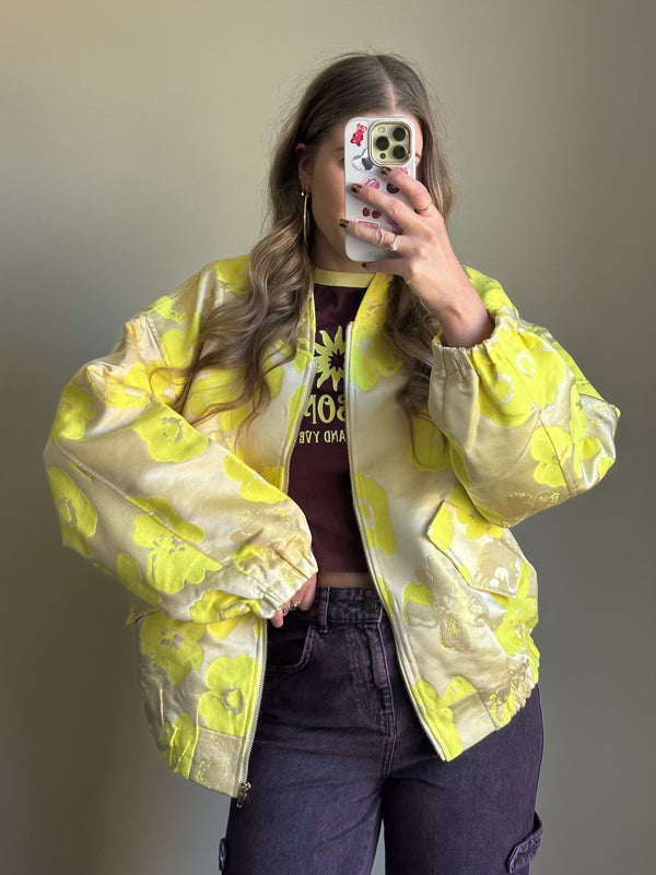 Studio Amaya Fenna Bomberjacke Gelb