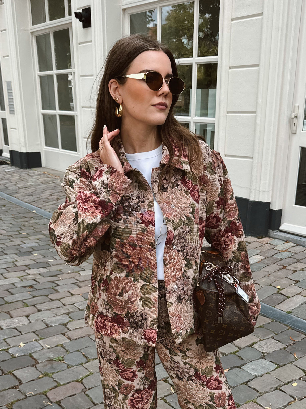 Carmen Julia jacket vintage flowers