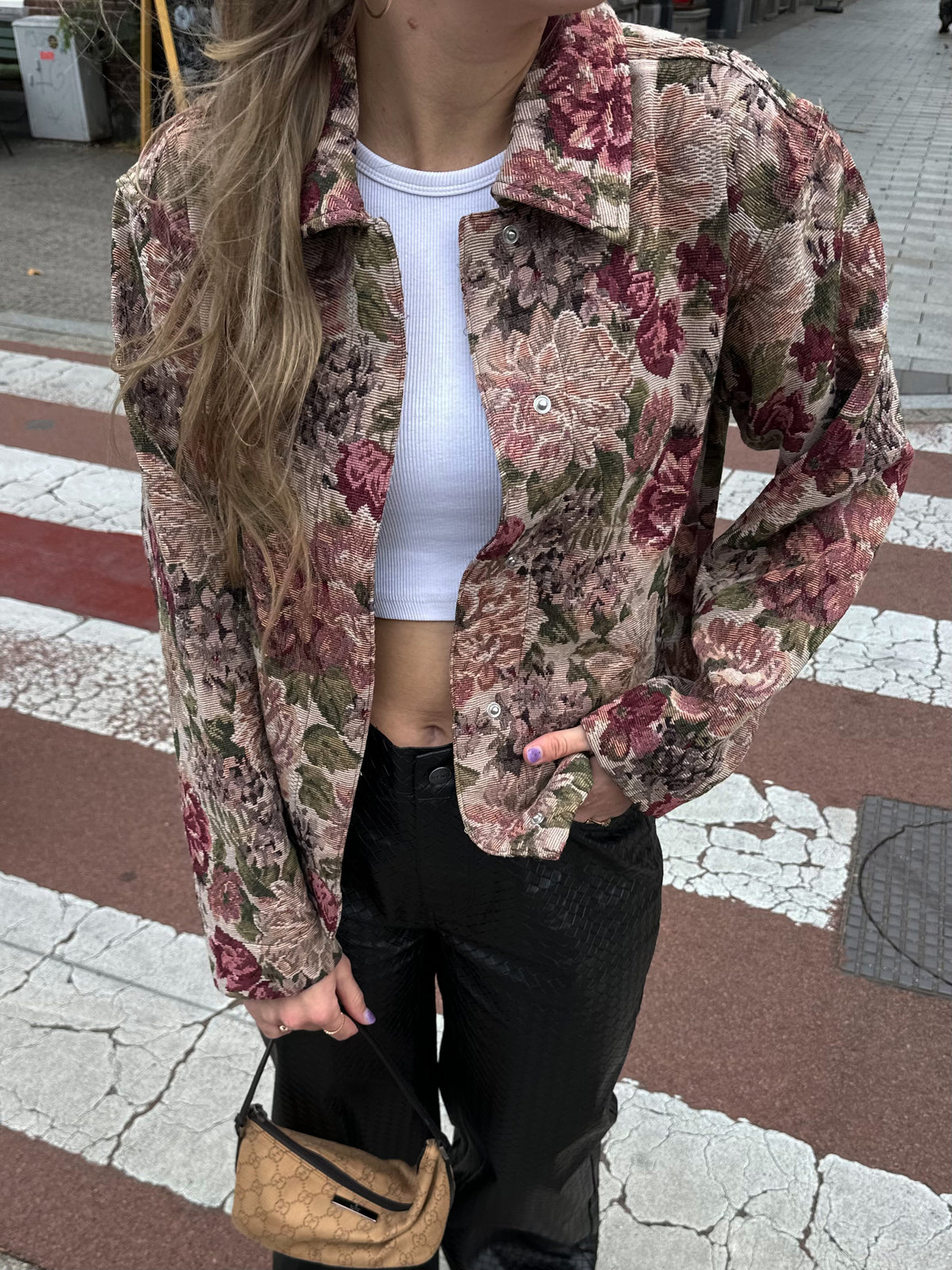Carmen Julia jacket vintage flowers