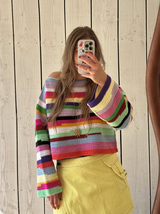 Club SAEROO gehäkelter Pullover handgemacht #2