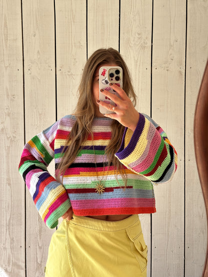 Club SAEROO gehäkelter Pullover handgemacht #2