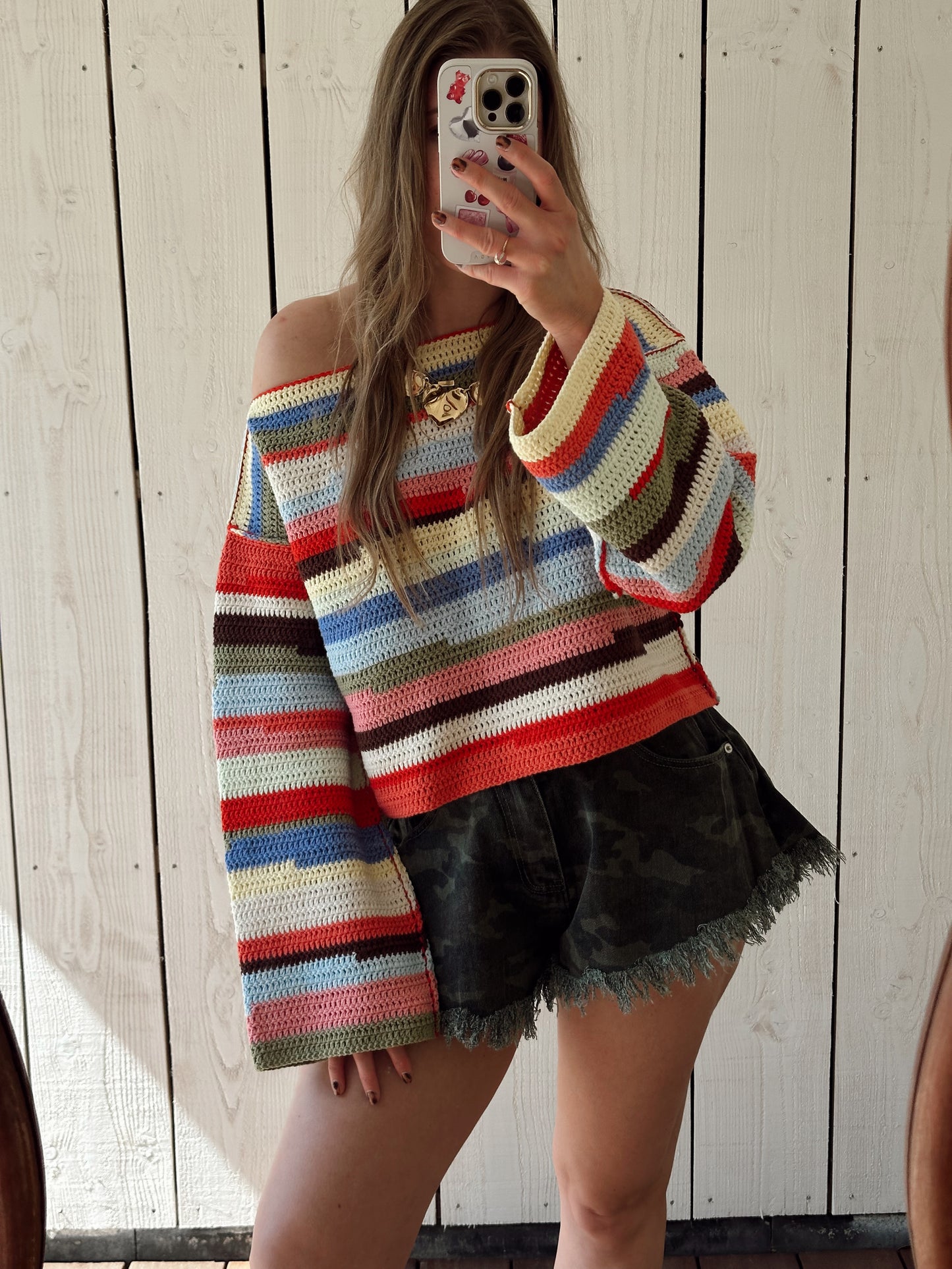 Club SAEROO gehäkelter Pullover handgemacht #3