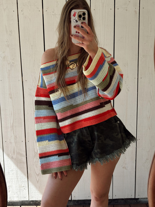 Club SAEROO gehäkelter Pullover handgemacht #3