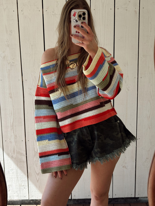 Club SAEROO gehäkelter Pullover handgemacht #3