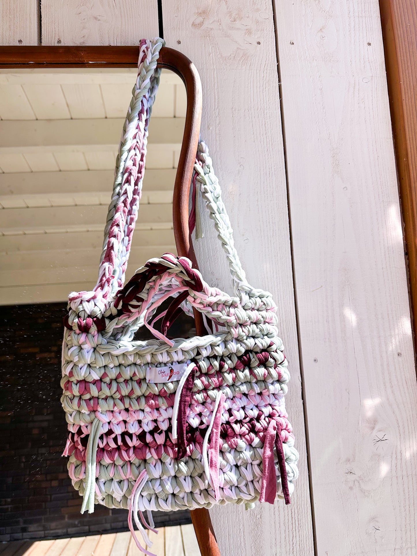 Club SAEROO Häkeltasche handgefertigt #2